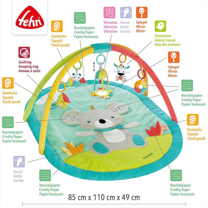 BABY FEHN 3D ACTIVITY PODLOGA Koala - Slika 6