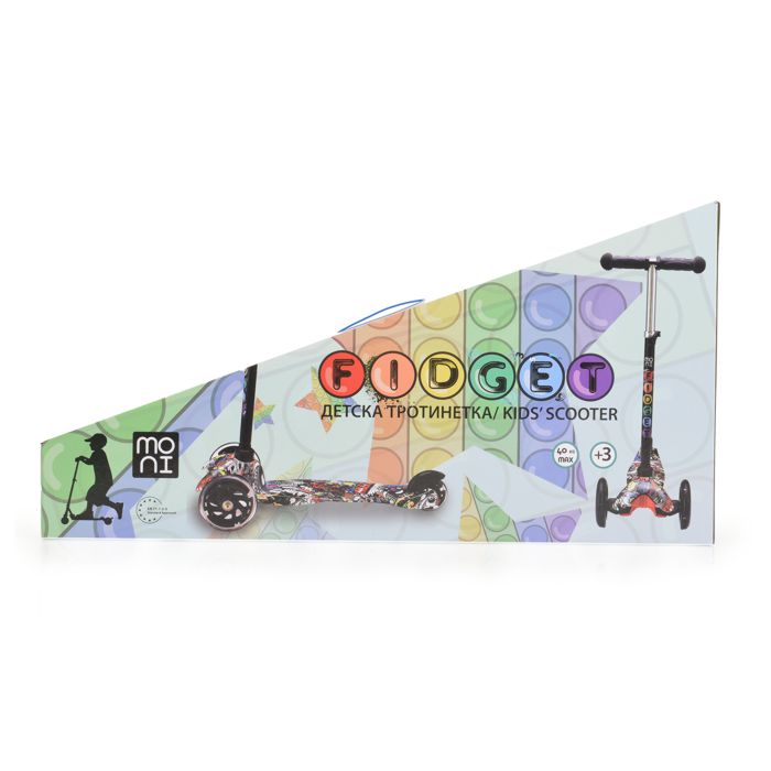 MONI Romobil Fidget Black - Slika 8