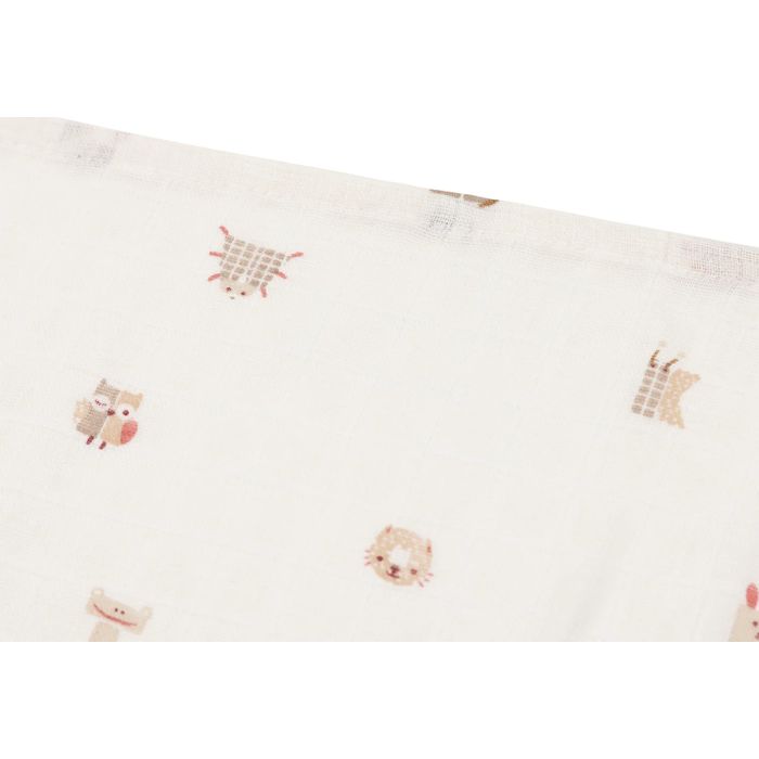Jollein muslin pelene Animal Friends 3kom - Slika 3