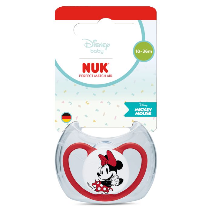 NUK Perfect Match Air duda Disney Mickey 18-36mj - SORT 6kom