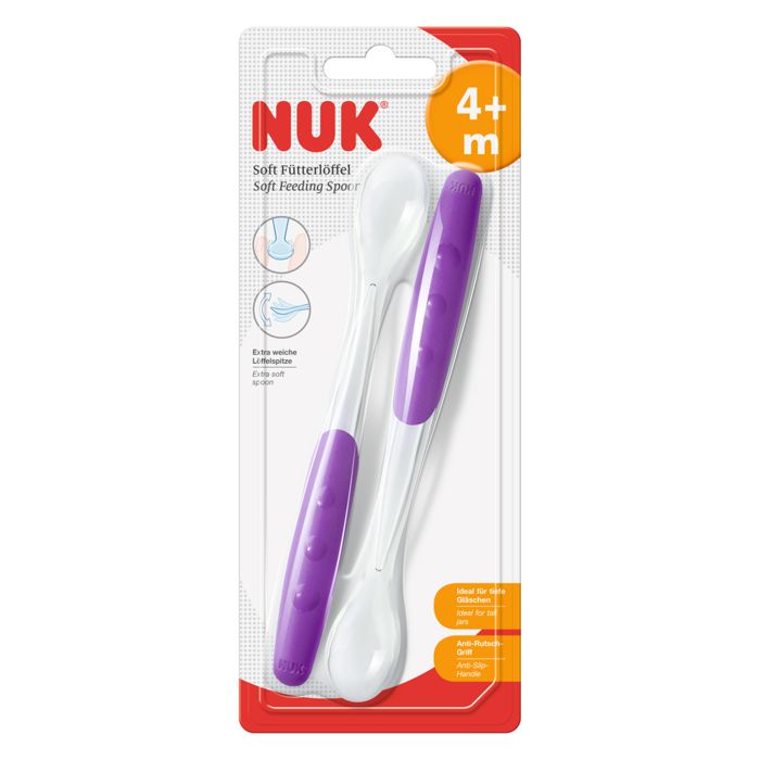 NUK MEKANA ŽLICA 2 KOM. Zelena - Slika 2