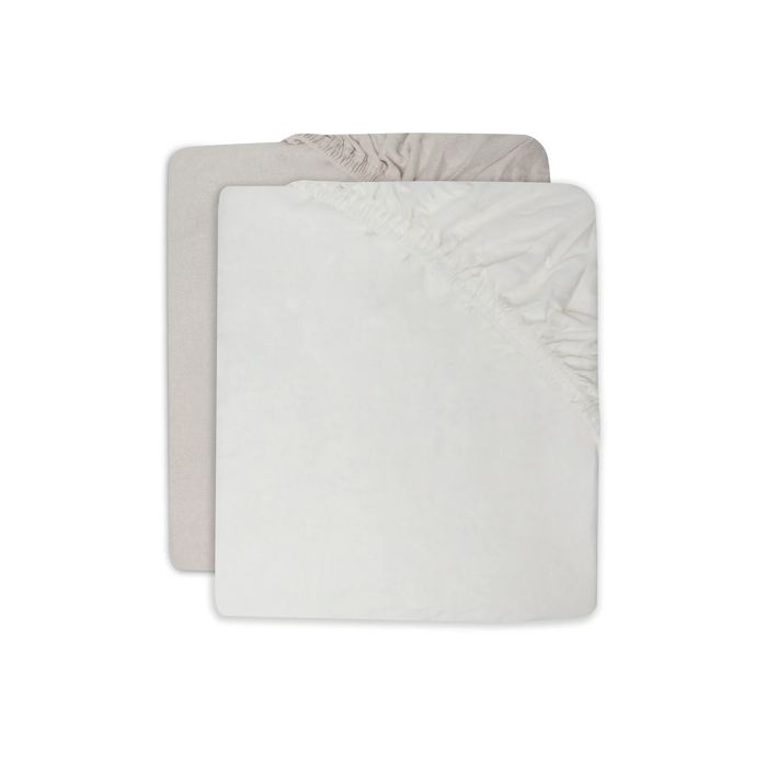 Jollein navlaka za madrac Ivory/White 2kom