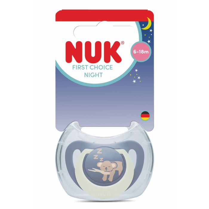 NUK First Choice Night Duda 6-18mj - SORT 6kom - Slika 2
