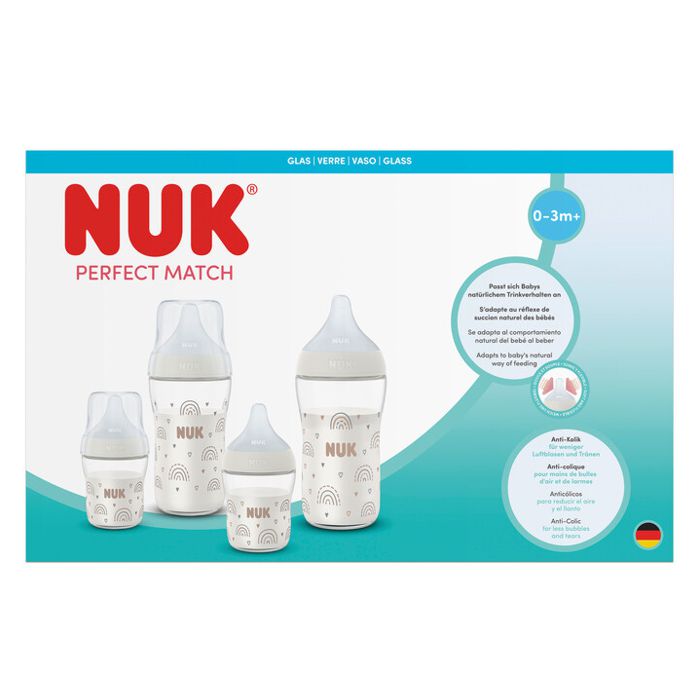 NUK Perfect Match set staklenih bočica - Slika 3