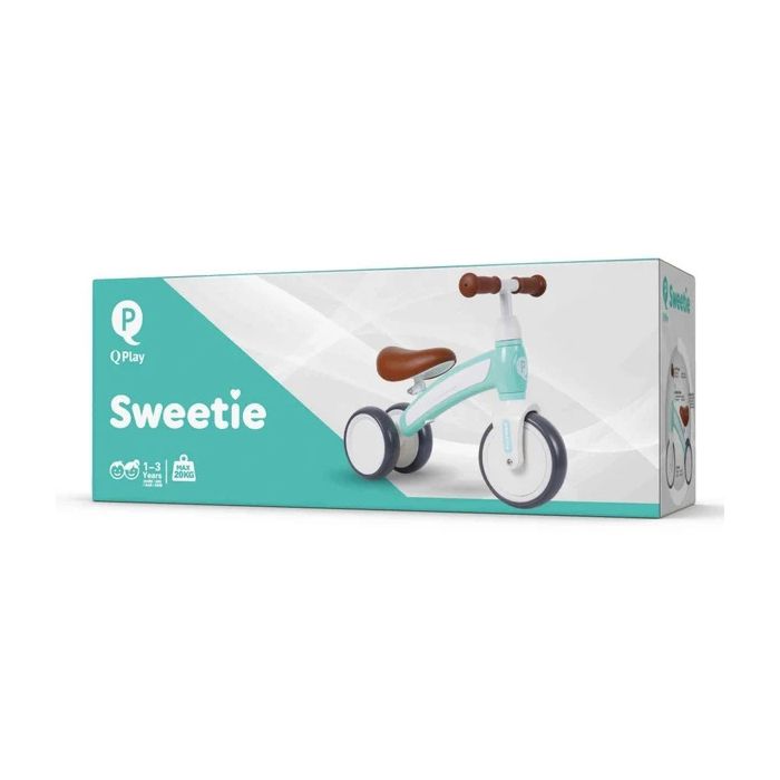 QPLAY Balans bicikl Sweetie - Mint - Slika 3